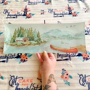 COPY - 🛶 Glass Lake Nautical Cabin Canoe Serving Dish 🛶
